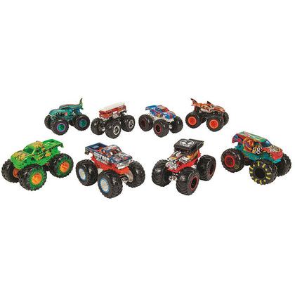 Hot Wheels Monster Trucks Live 8-Pack of Toy Trucks in 1:64 Scale