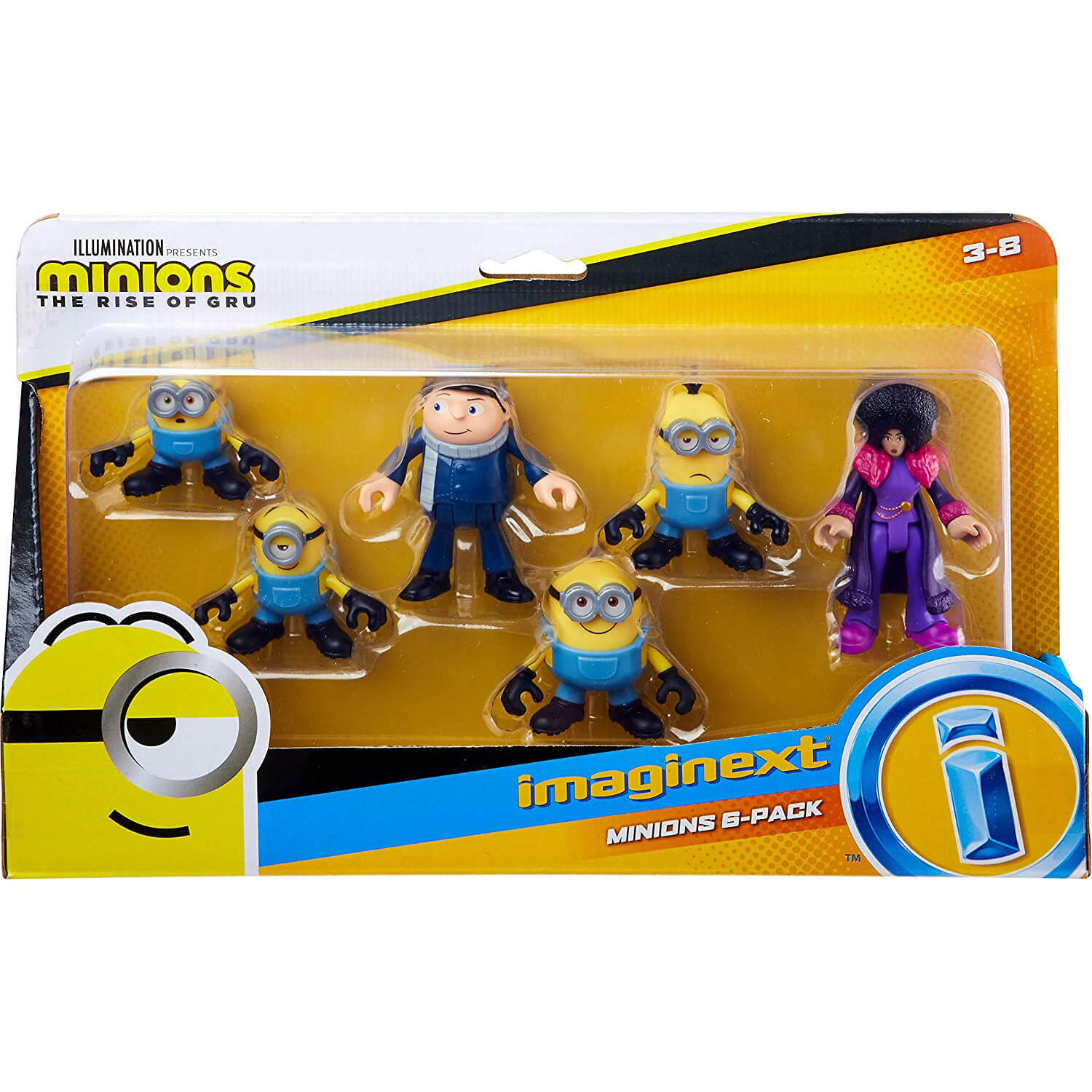 Imaginext Minions The Rise Of Gru 6 Pack