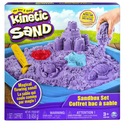 Kinetic Sand 1 lb Purple Sandbox Playset