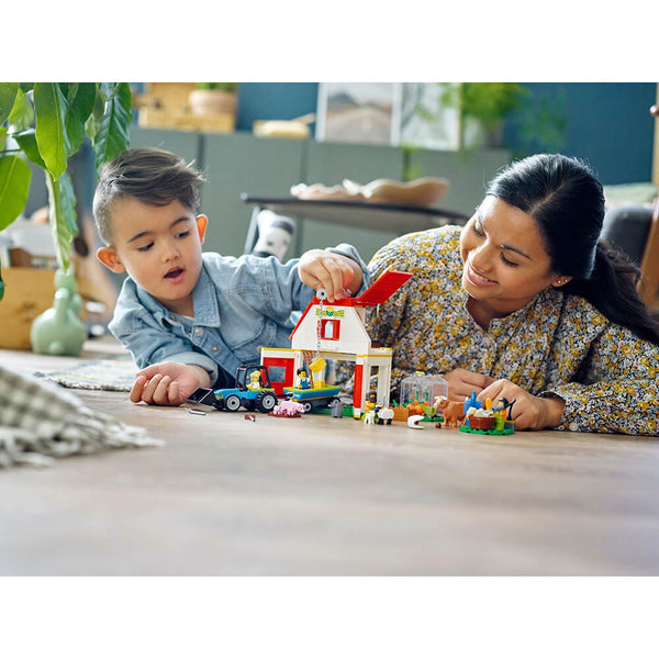  LEGO City Barn & Farm Animals 60346 - Juego de juguetes de  construcción para niños, niños y niñas preescolares a partir de 4 años (230  piezas) : Juguetes y Juegos
