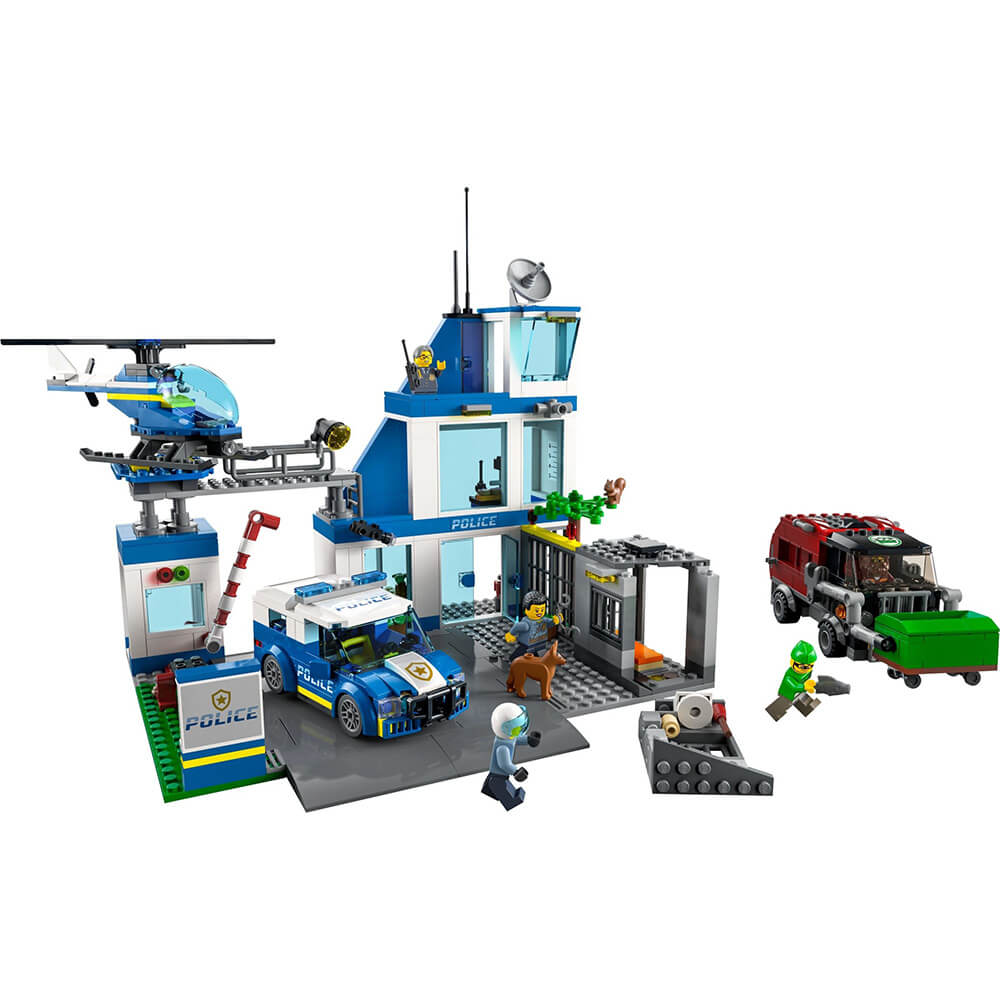 kraai Traditioneel Uitlijnen LEGO City Police Station 668 Piece Building Set (60316)