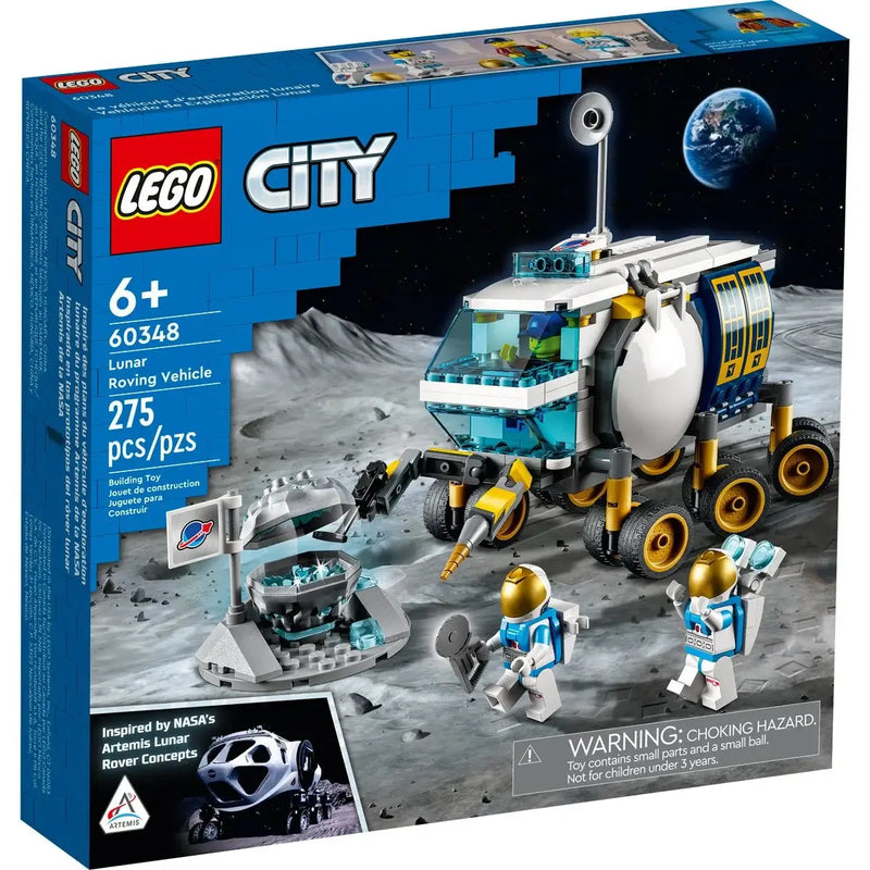 gammelklog Inspektør regnskyl LEGO City Space Lunar Roving Vehicle 275 Pc Building Set (60348)