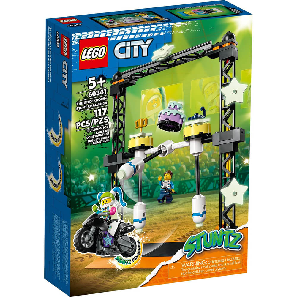 LEGO City Stuntz Reckless Scorpion Stunt Bike Set 60332 with  Flywheel-Powered Toy Motorcycle and Racer Minifigure, Small Gift for Kids  Aged 5 Plus 