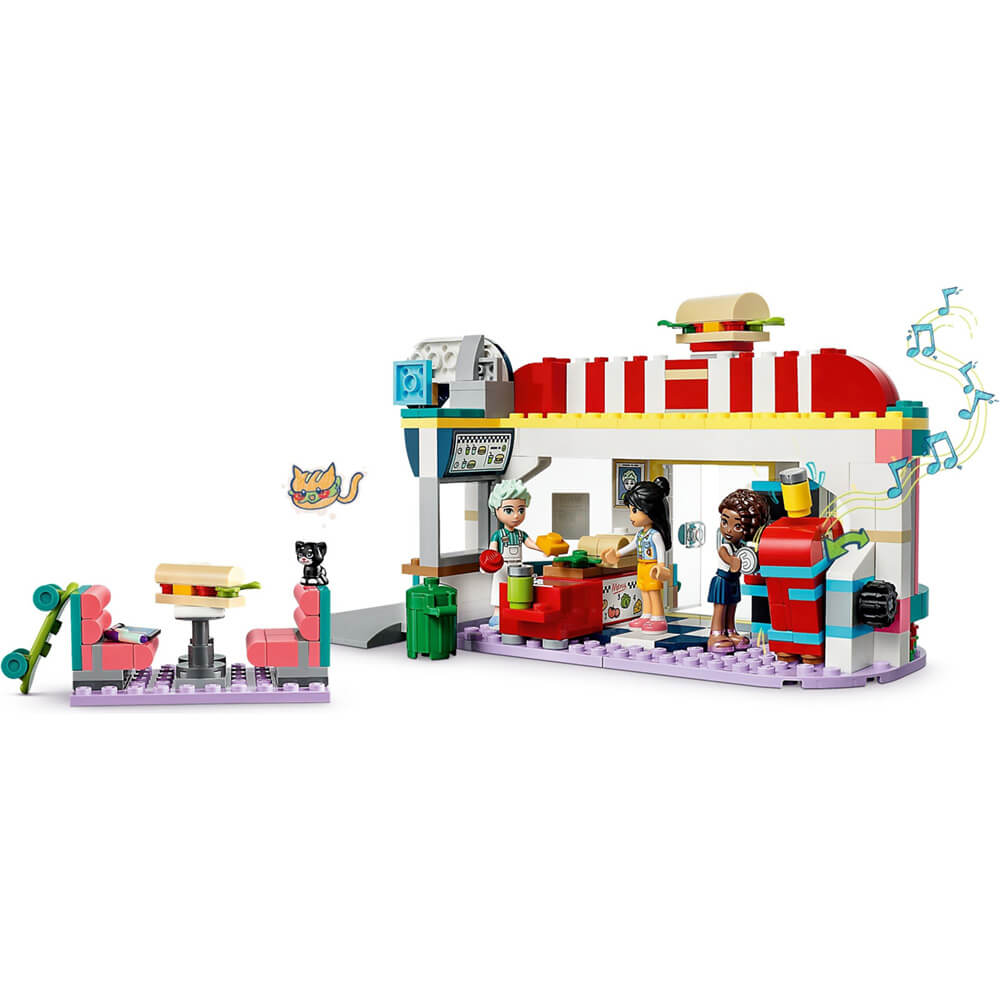 Af storm Dodge Tænk fremad LEGO® Friends Heartlake Downtown Diner 346 Piece Building Kit (41728)