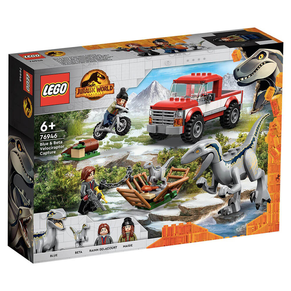 LEGO Jurassic World T. rex & Atrociraptor Dinosaur Breakout 76948 (461  Pieces)