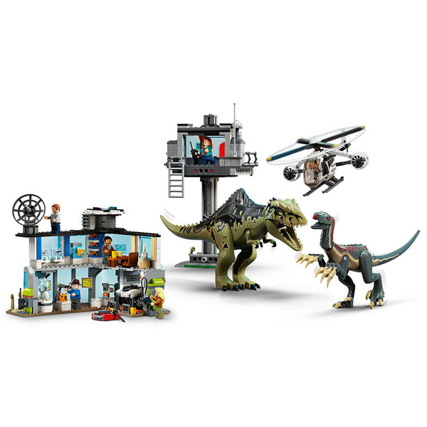 LEGO Jurassic World Giganotosaurus and Therizinosaurus Attack 76949 (658  Pieces)