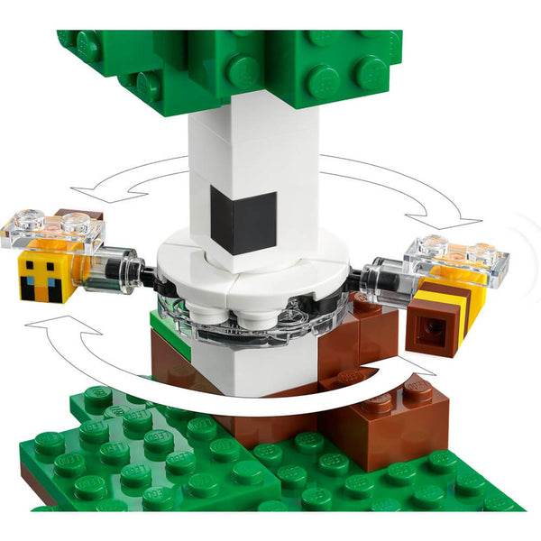 LEGO Minecraft Le chalet des abeilles 21241; Jeu de construction (254  pièces)