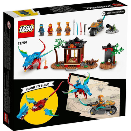 LEGO NINJAGO: Ninja Dragon Temple Toy Motorbike Set (71759) Toys - Zavvi US