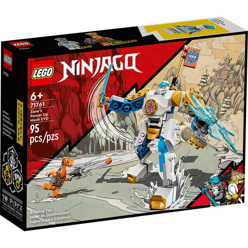Mark lunch Intact LEGO Ninjago Zane's Power Up Mech EVO 95 Pc Building Set (71761)