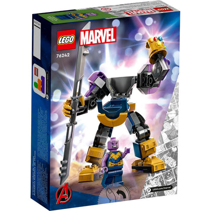 Kit Super Heroes Marvel 76242 Armadura Robô Thanos Lego Quantidade de peças  113