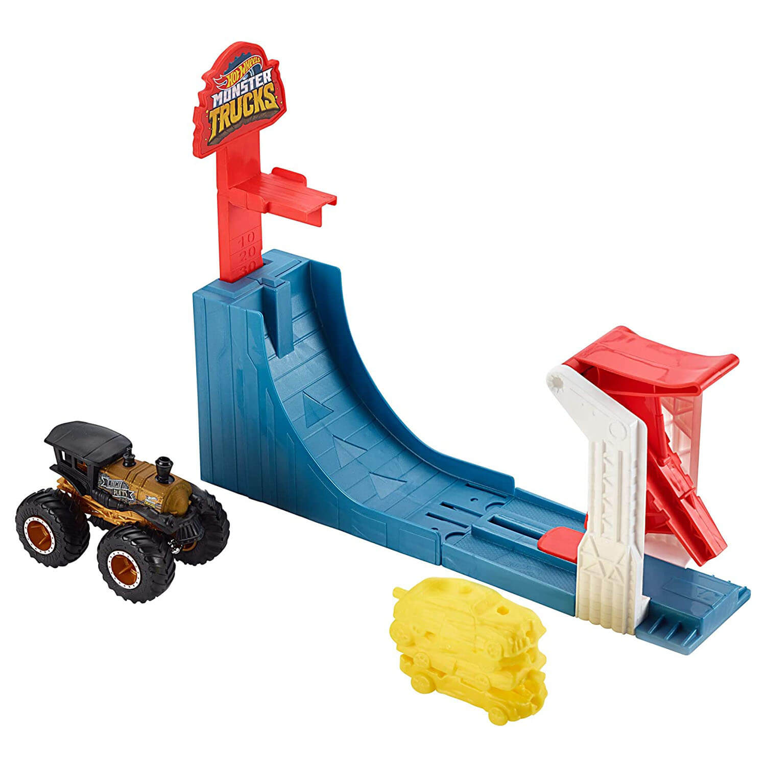 Hot Wheels Monster Trucks Explosive Garage Playset - Playpolis