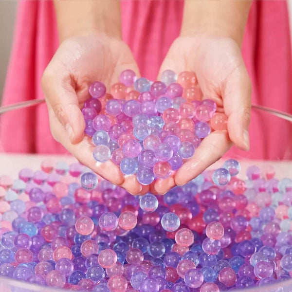 DIY Glitter Slime & Water Beads