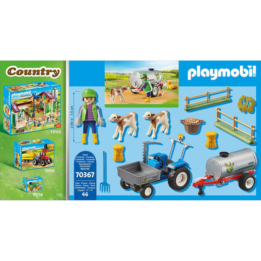 PLAYMOBIL Limited Edition Loading Tractor with Water Tank