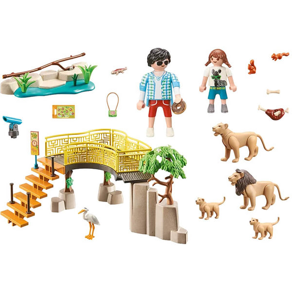 PLAYMOBIL Zoo Promo Packs Lion Enclosure Playset (71192)