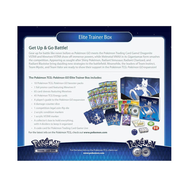 Pokemon TCG: Pokemon GO Elite Trainer Box Card Sleeves - Mewtwo (65-Pack) -  Pokemon International Card Sleeves - Card Sleeves