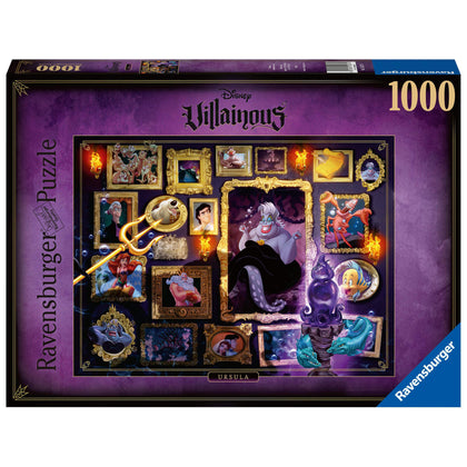 Puzzle 1000 pièces : Ursula (Collection Disney Villainous