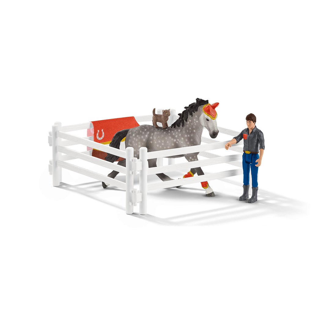 schleich show jumping set