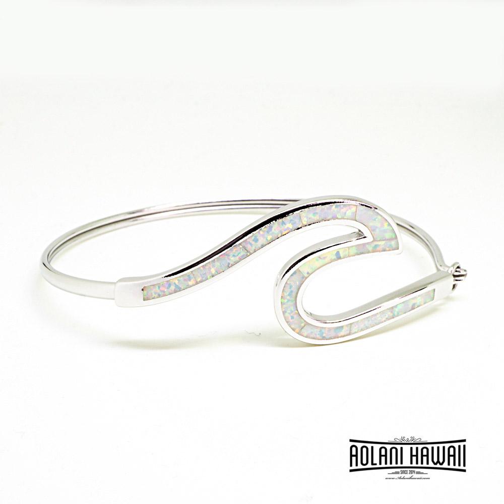 Ocean Wave Sterling Silver Bracelet