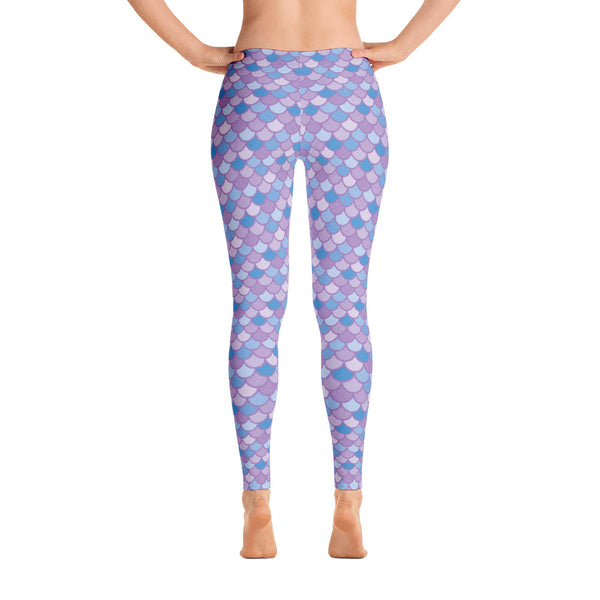 Pippa Purple - Classic Mermaid Scales Leggings - Adult – Rescue Sirens