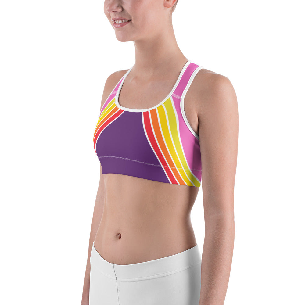 Download Experimental Prototype Purple - Sports Bra - Retro RES·Q ...