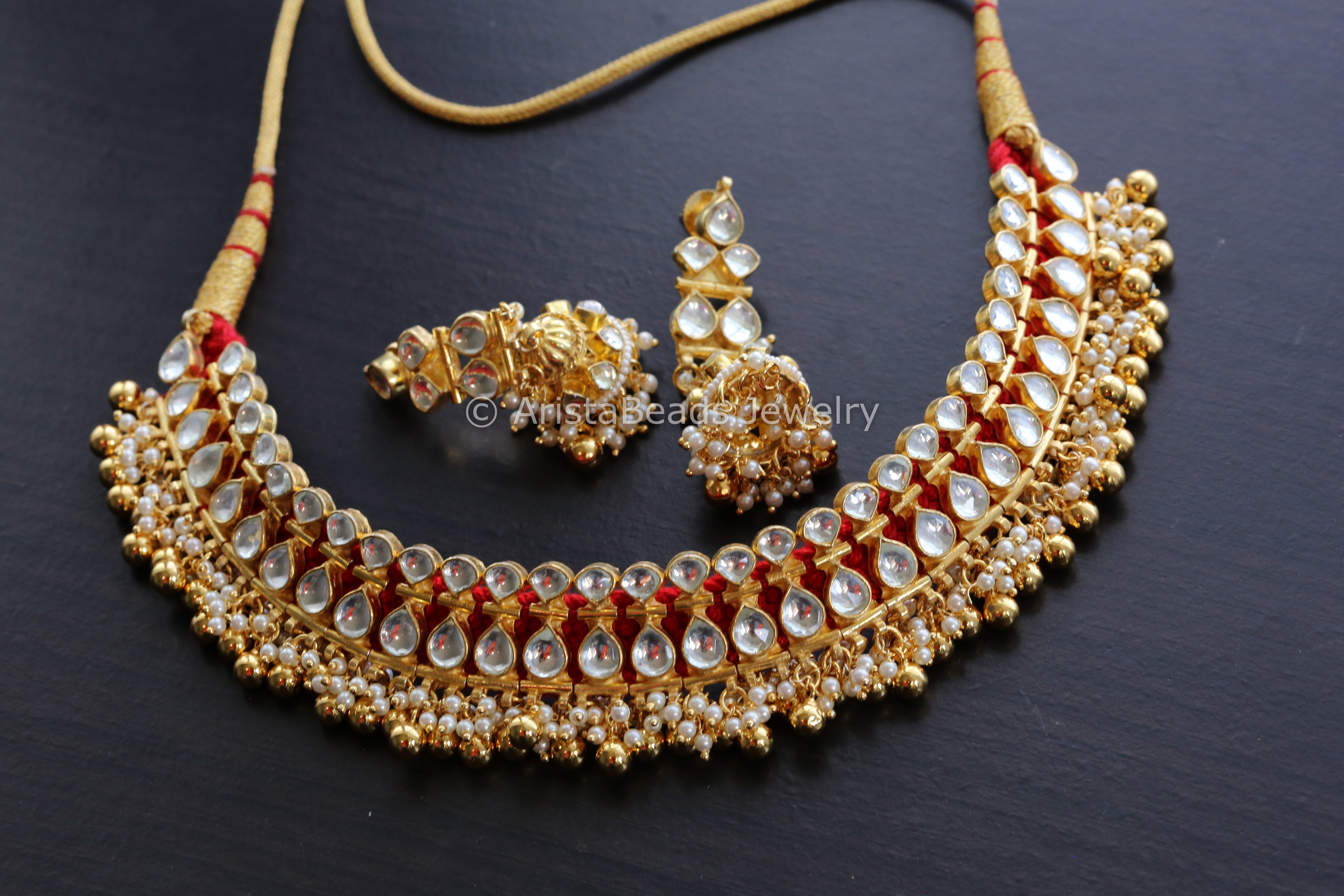 gold tussi necklace price