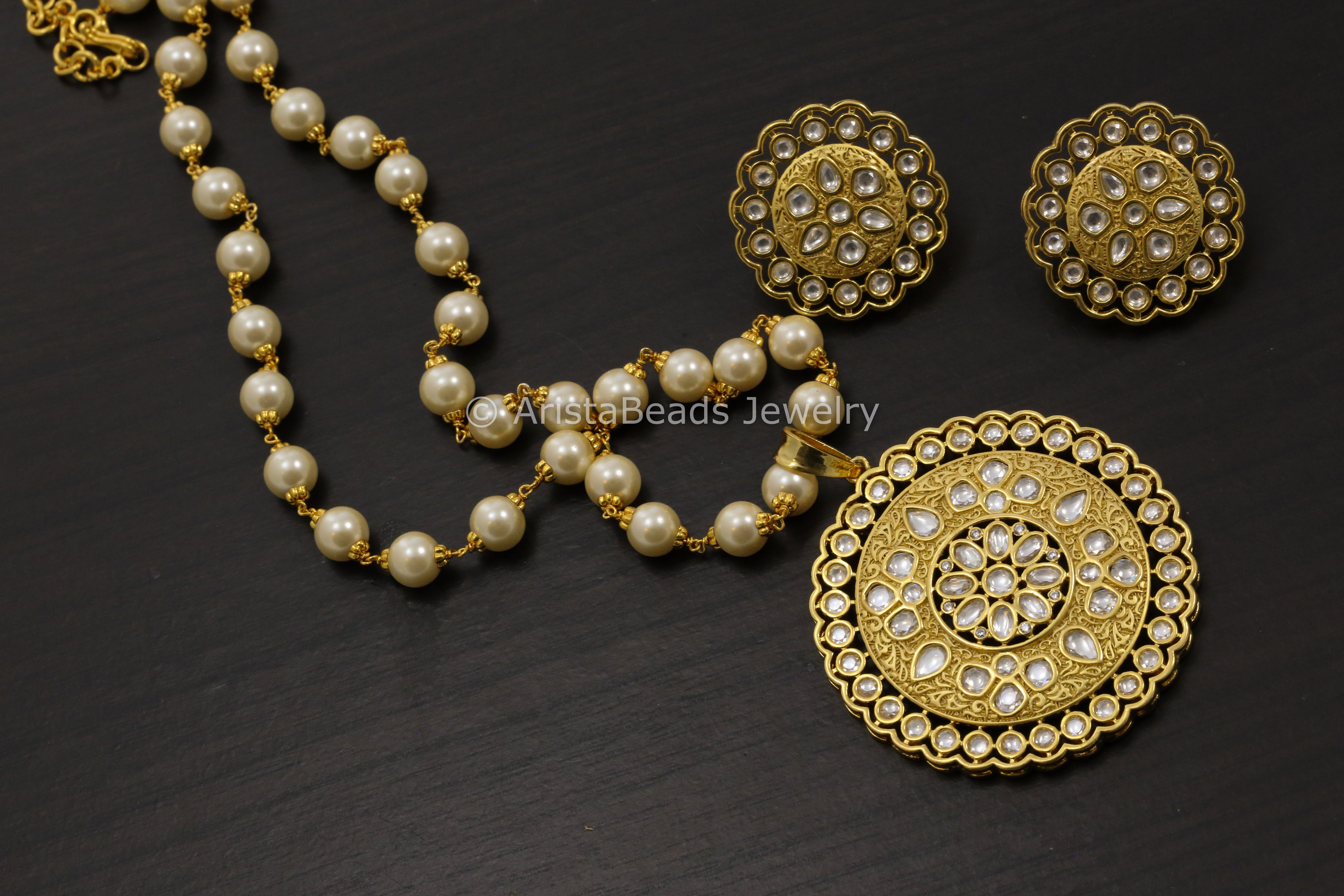 kundan polki set artificial