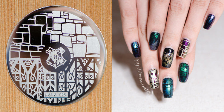 Harry Potter Nail Stamping Plate D. JL24