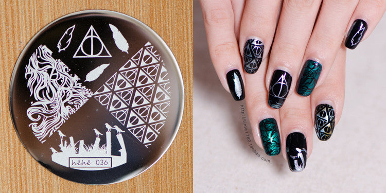 Harry Potter Nail Stamping Plate D. JL24