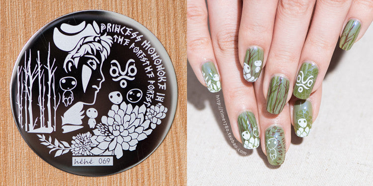 Spirited Away Nail Stamping Plate QL122 千と千尋の神隠し