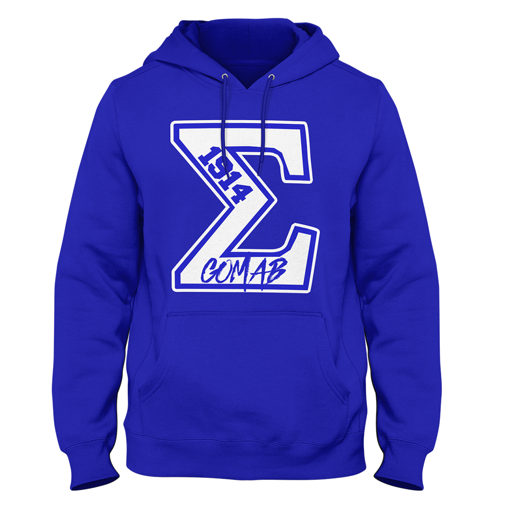 Phi Beta Sigma Varsity Hoodie (Blue) | Letters Greek Apparel