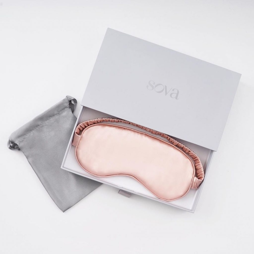 Sova silk sleep eyemask, for mother's day gift gift by Rawbought.