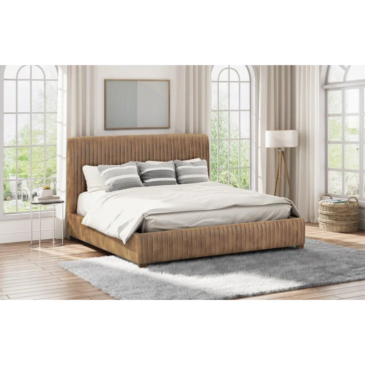 Queen and King Size Upholstered Bed