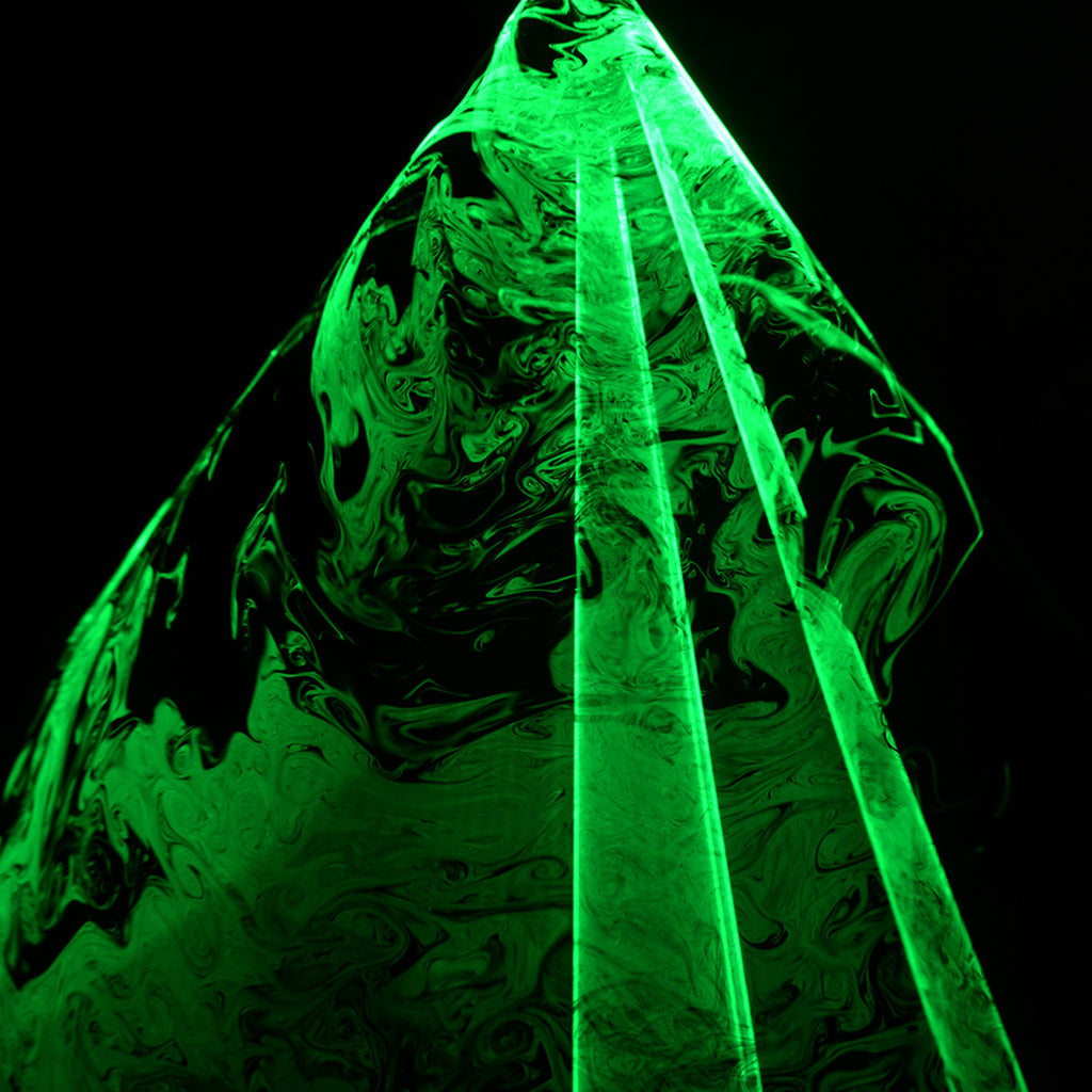 green laser light show