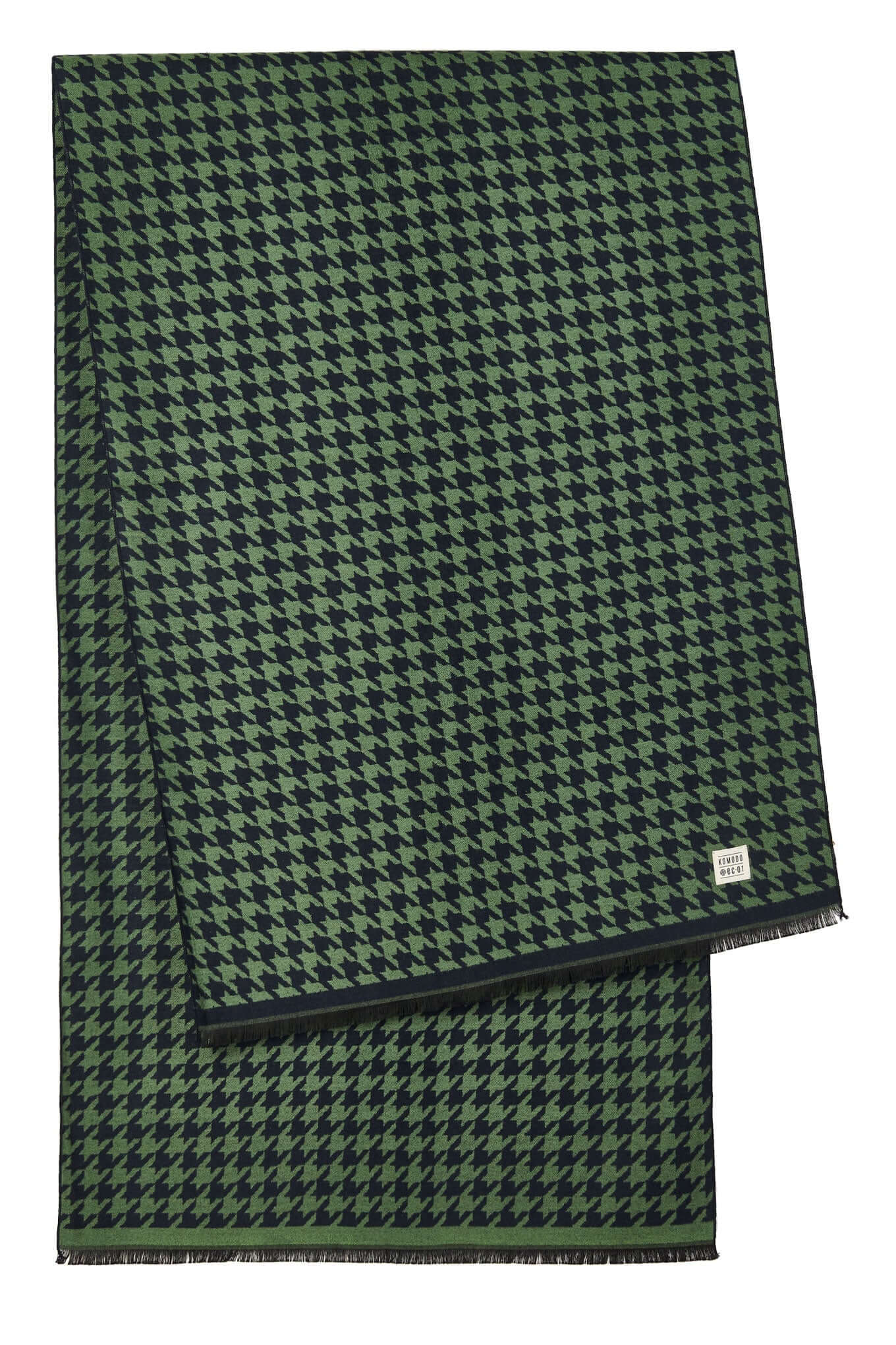 HOUNDSTOOTH - Recycled PET Shawl Jewel Green