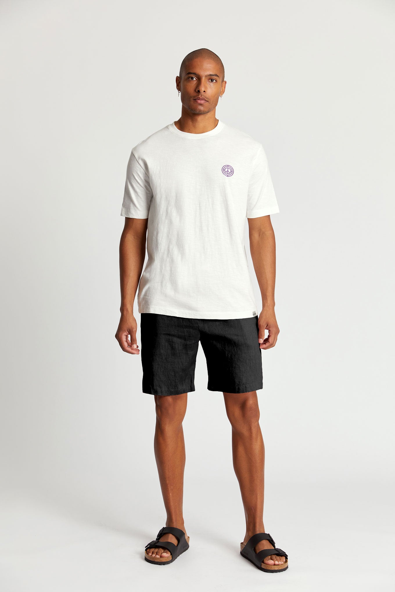 JERRY Organic Linen Short Men’s - Black, Small