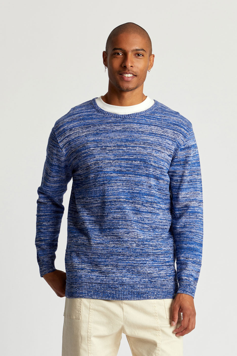 KITE Jumper Men’s GOTS Organic Cotton - Sea Blue, Small