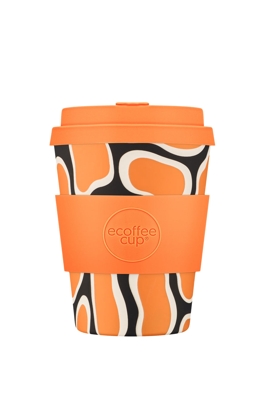 Orange Reusable Bamboo Cup | Made by Ecoffee Cup | KOMODO