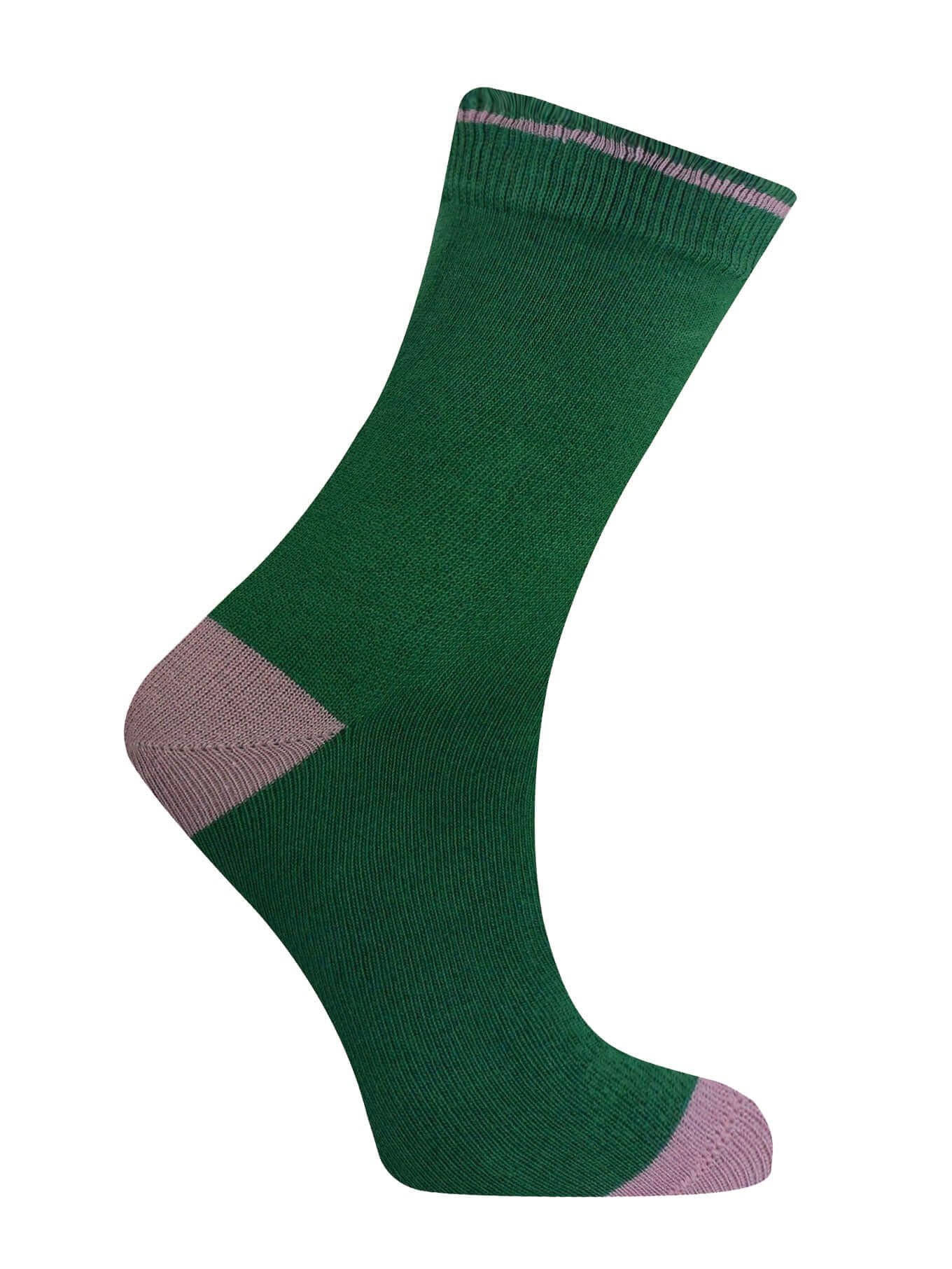 PUNCHY - GOTS Organic Cotton Forest Green Socks, EUR 41-43