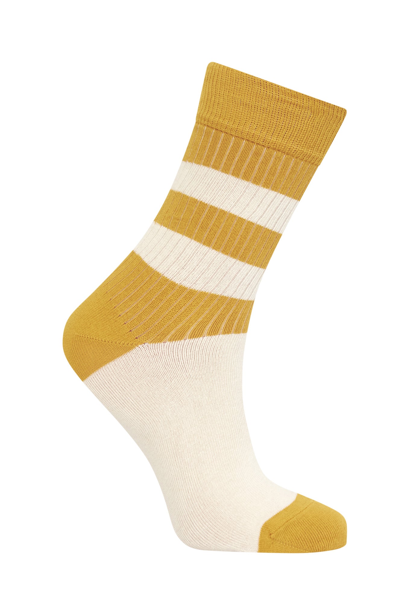 STRIPE - GOTS Organic Cotton Socks Gold, EUR 37-40