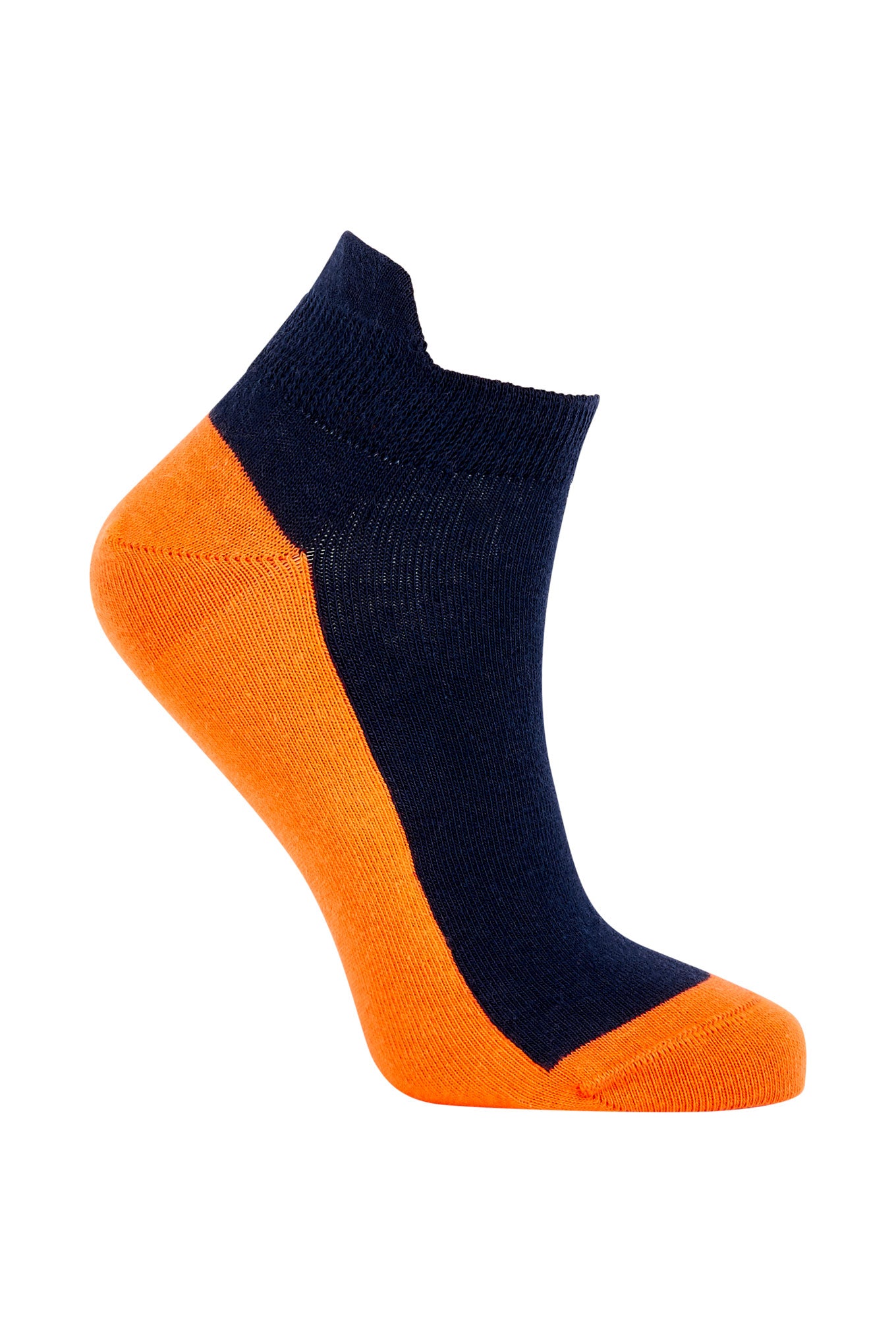 PUNCHY ANKLE Navy - GOTS Organic Cotton Socks, EUR 37-40