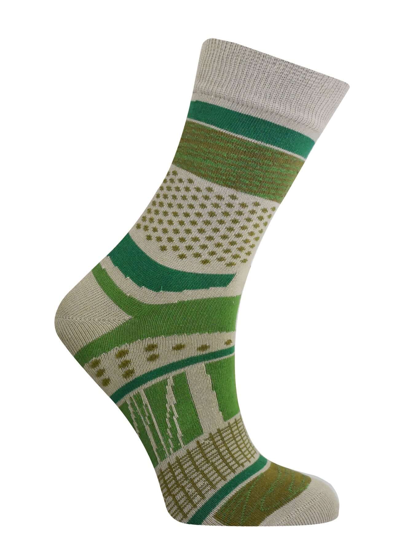 FIELDS - GOTS Organic Cotton Socks Green, EUR 44-46