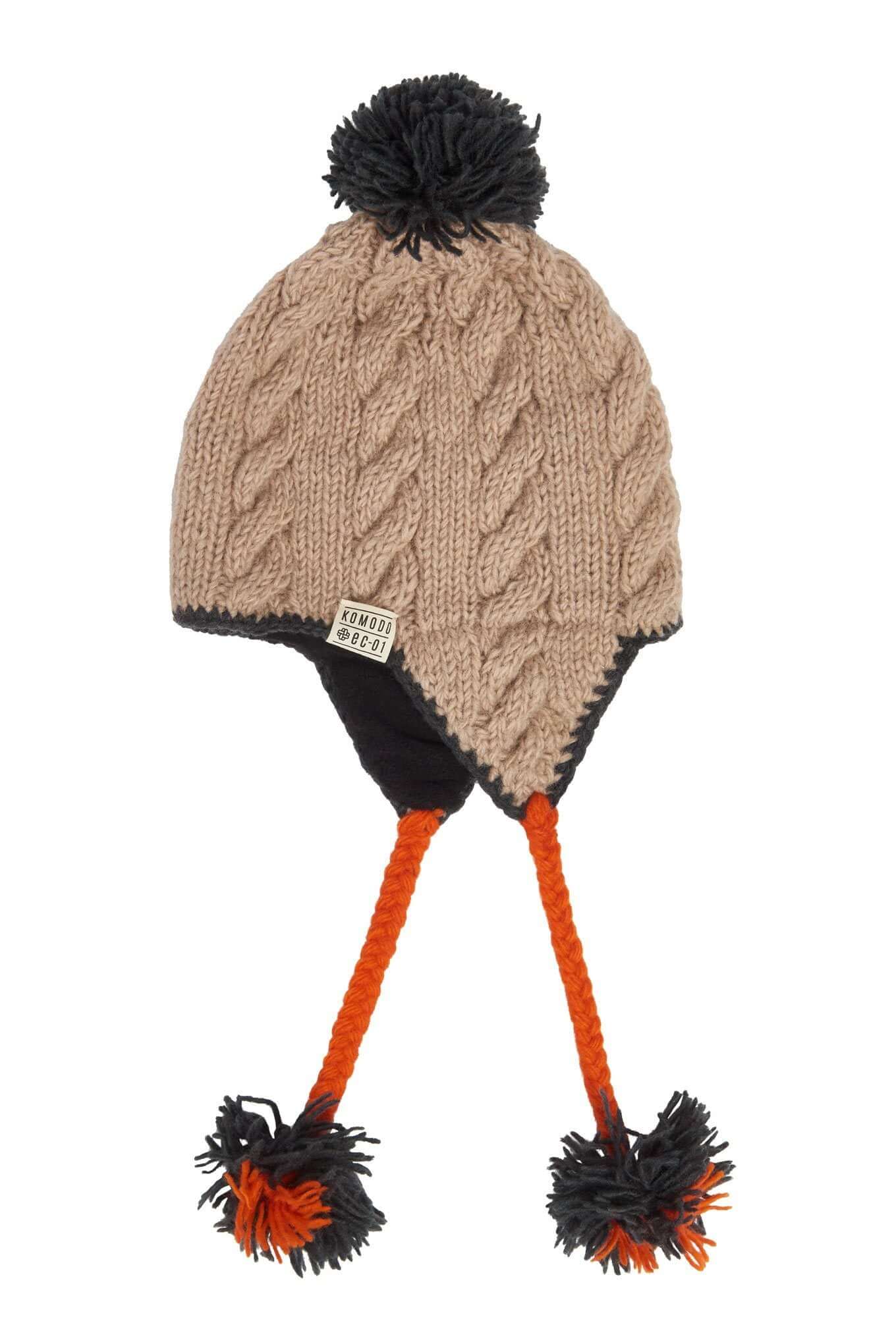 DASHER - Lambswool Pom Hat Camel