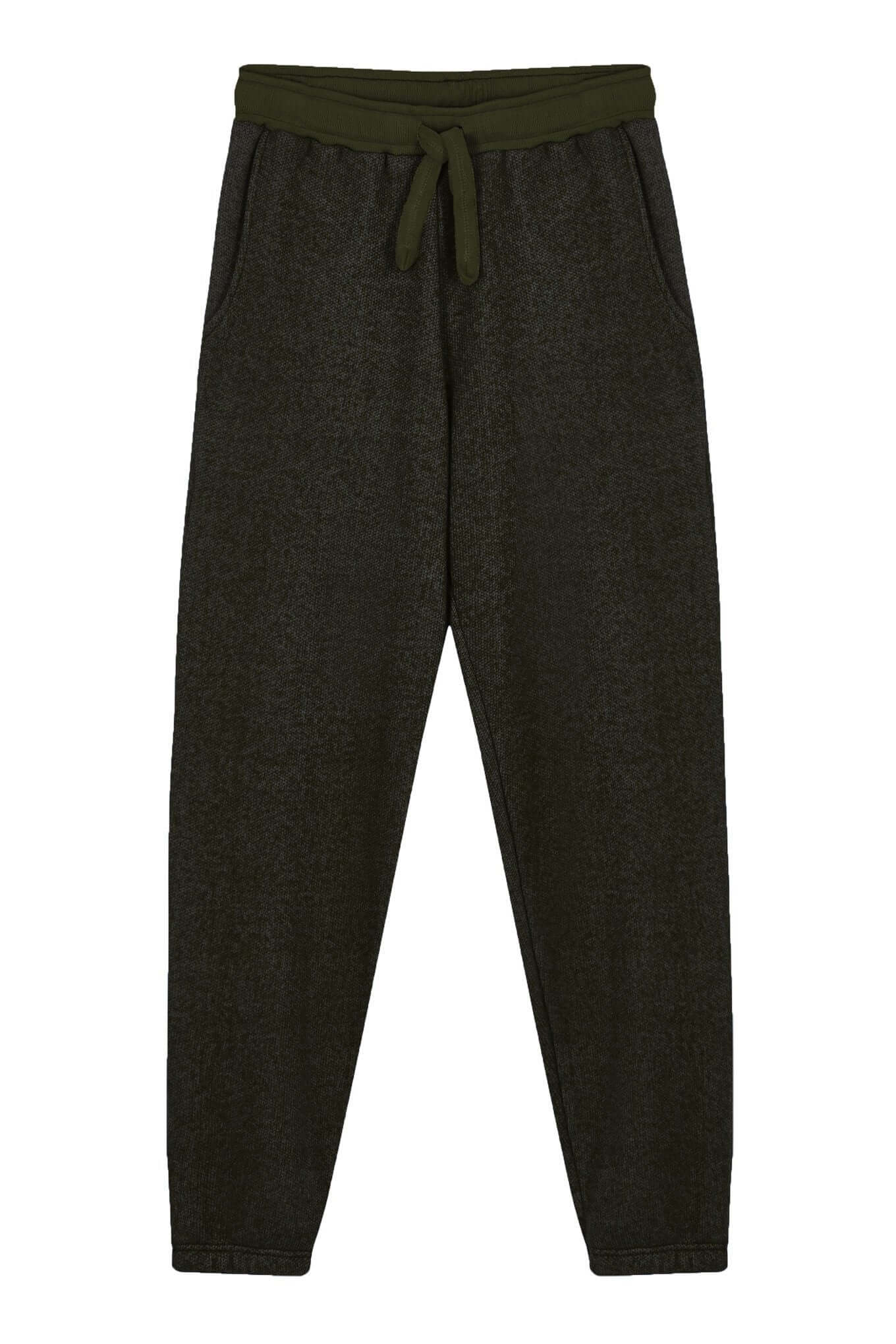 EVIE - GOTS Organic Cotton Trackpants Army Green, Size 2 / UK 10 / EUR 38