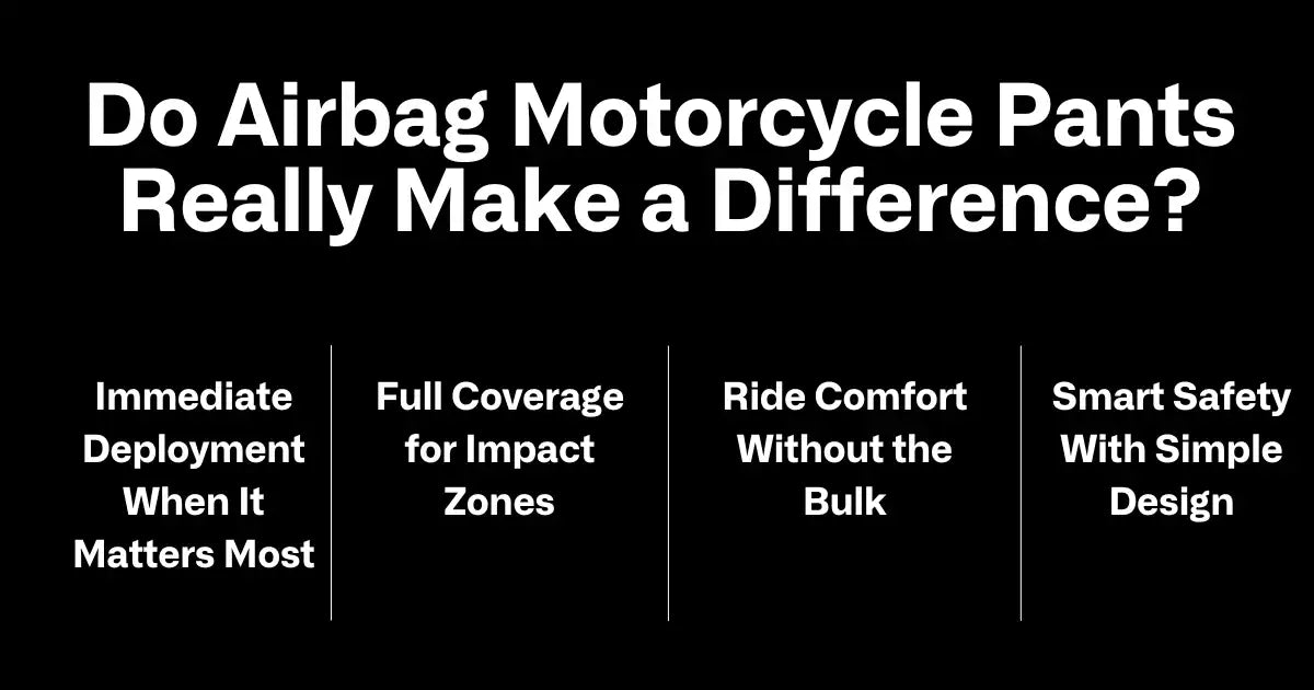 Do Airbag Motorcycle Pants Really Make a Difference?