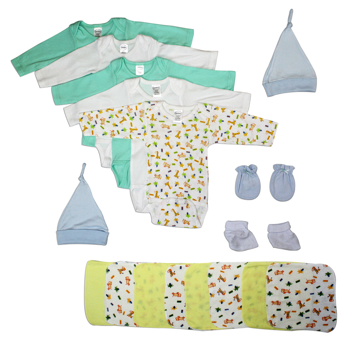 Newborn Baby Boys 21 Pc Layette Baby Shower Gift