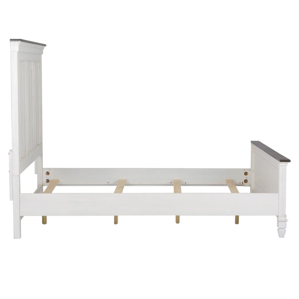 Queen Panel Bed (417-BR-QPB), Wirebrushed White Finish w/ Charcoal Tops - 1683334_large_ee58f060-ef19-42c1-b882-d3d6aa2cc2ca