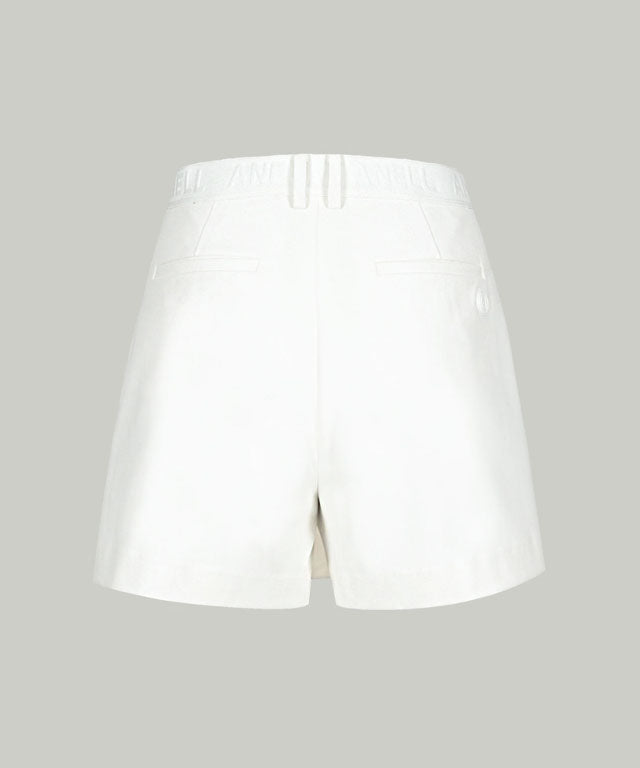 Anell Golf Cotton Wrap Skirt Pants - White - 1_57a5d2de-2d44-4d77-a8a7-f3864216107f
