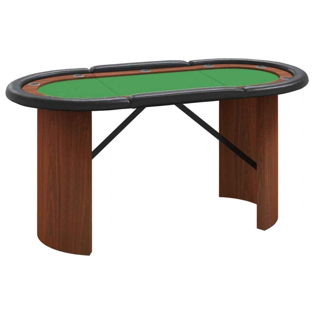 vidaXL 10-Player Poker Table Green 63"x31.5"x29.5" - 24898823_large_8e65633b-c690-450b-b9c4-7fd3f820059d