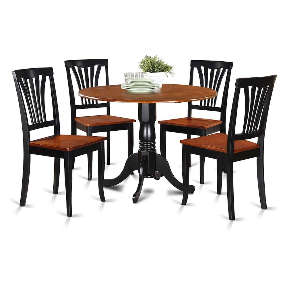 5  PC  small  Kitchen  Table  and  Chairs  set-Kitchen  Table  and  4  Kitchen  Chairs