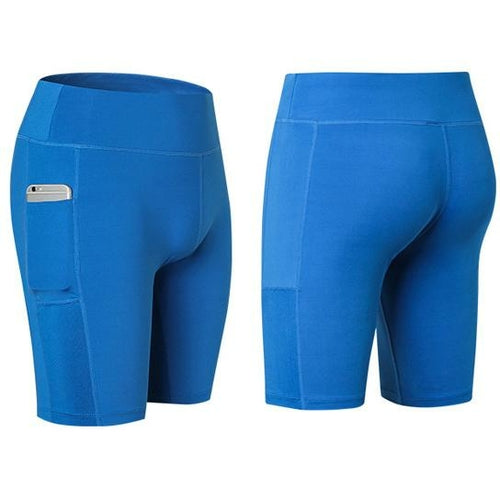 All Seasons Yoga Shorts Stretchable With Phone Pocket - 2_9177e7d7-be22-4272-b8a9-57a53c3c8499